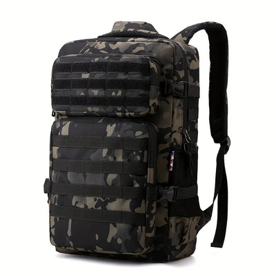 Tactical Backpacks Men's Camouflage Backpack, Hiking And Camping Backpack, LargeCapacity Multi-layer Outdoor Sports Backpack - Smarsty