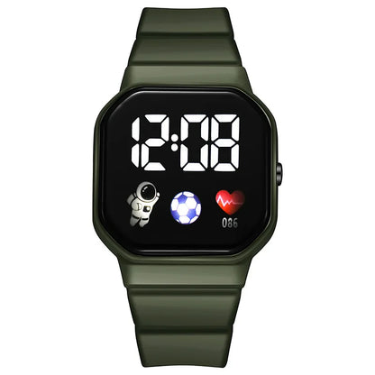 Kids Waterproof Sport Digital Watch with Silicone Strap - Smarsty
