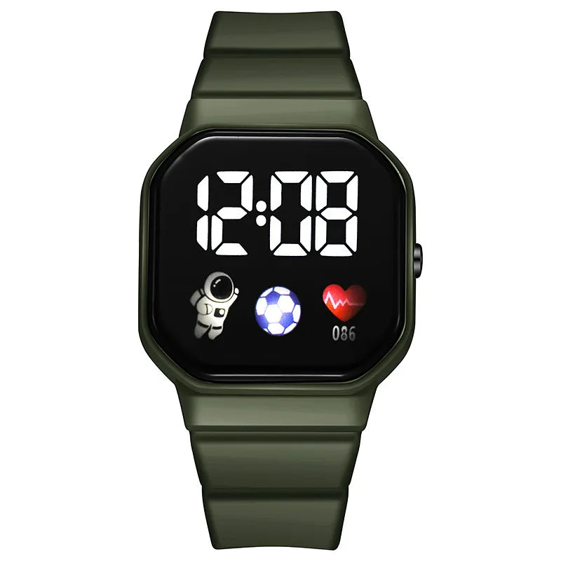 Kids Waterproof Sport Digital Watch with Silicone Strap - Smarsty