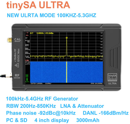 Handheld Tiny Spectrum Analyzer with 4 Inch Display - Smarsty