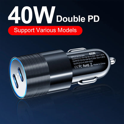 HeavyDuty USB Type C Car Charger PD Fast SixtyFiveW Output - Smarsty