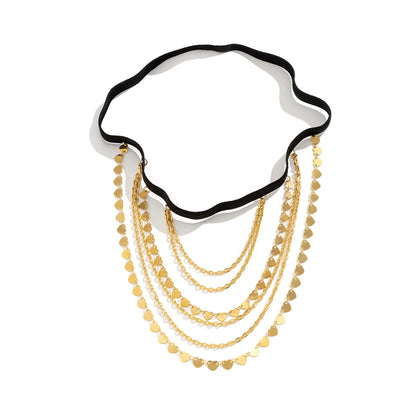 Boho Chic Elastic Band Leg Chain Body Jewelry - Smarsty