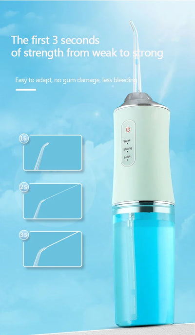 Oral Irrigator Dental Water Jet Flosser Appliance Pick Floss Dentistry Mouth Washing Machine Teeth Whitening Cleaning Tools - Smarsty