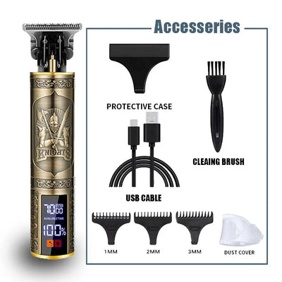 Heavy Metal Hair Clipper for Professional Men's Cuts - Smarsty