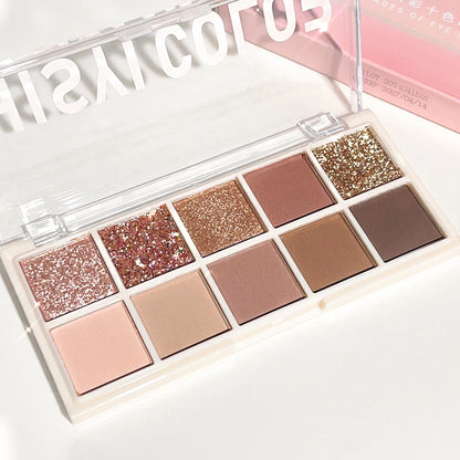 Star Rejuvenation Ten-Color Eye Shadow Palette Matte Finish - Smarsty
