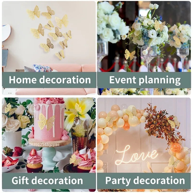 3D Butterfly Wall Stickers for Home Decor - Smarsty