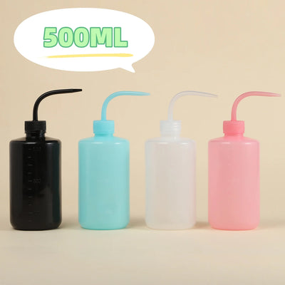 1PCS Tattoo Washing Bottle Clean Squeeze Bottle Eyelash Extension Cleaning Laboratory Measuring Bottles Plastic Makeup Tool - Smarsty