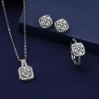 Luxury Cube Jewelry Set for Women Elegant Gift - Smarsty