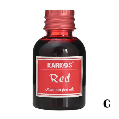 10 Colors 30ML Colorful Fountain Pen Ink Refilling Inks Universal Refill Ink Stationery School Brand New Product School Supplies