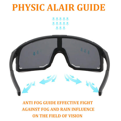 Polarized Cycling Sunglasses UV Protection Windproof Glasses For Men Women Polarized Lens Road Riding Bike Sport Glasses Eyewear