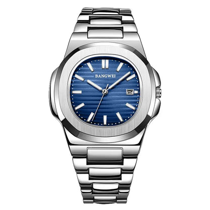 Luxury Waterproof Men's Quartz Watch with Automatic Date - Smarsty