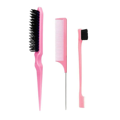 Three-Piece Hair Comb Set for Styling and Precision - Smarsty
