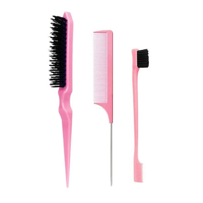Three-Piece Hair Comb Set for Styling and Precision - Smarsty