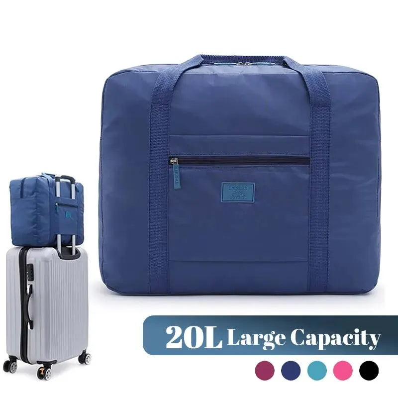 Lightweight Foldable Travel Duffel Bag For Carry On Luggage - Smarsty