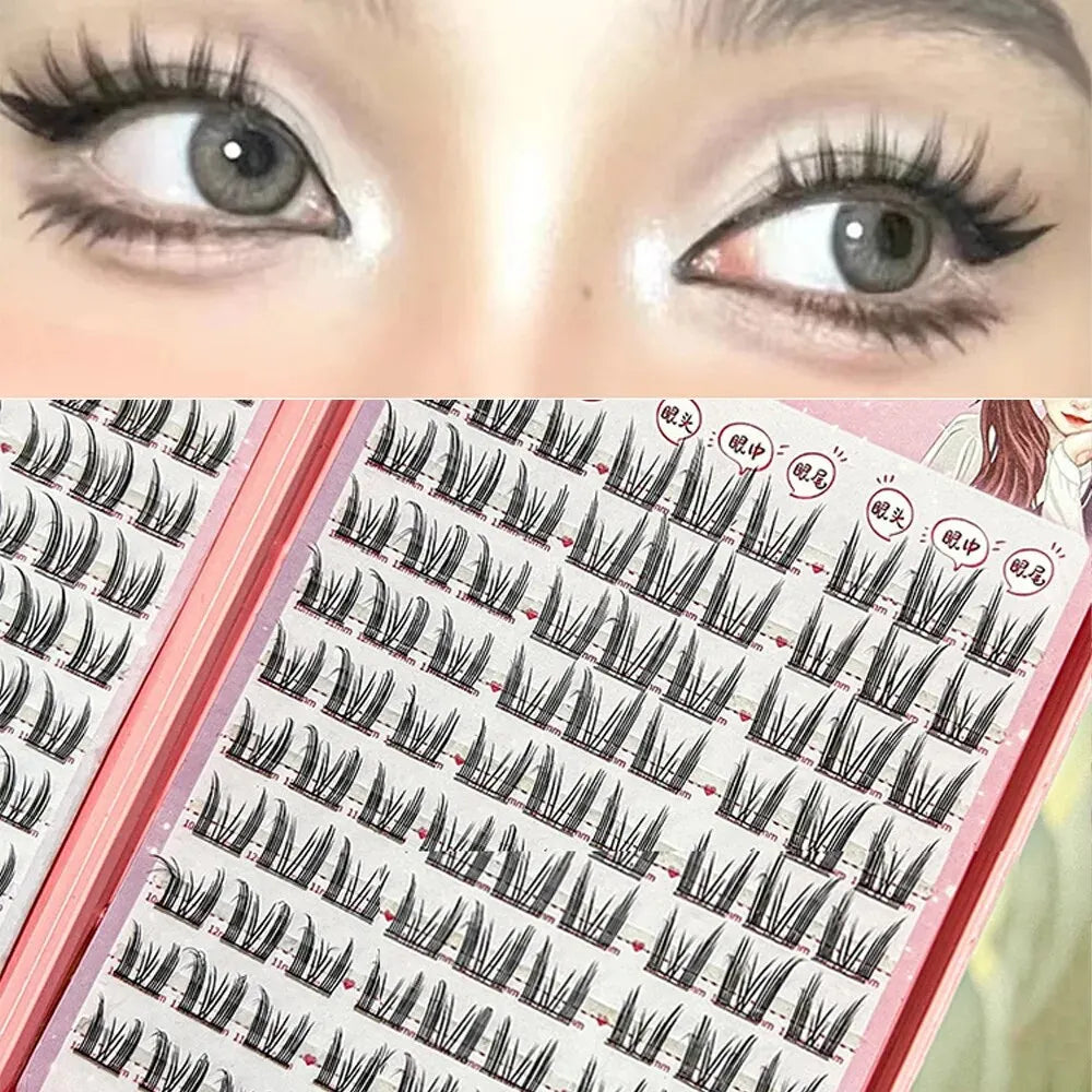 BQI Lazy Cat Elf Eyelashes Book 180pcs Natural Eye Enlargement - Smarsty