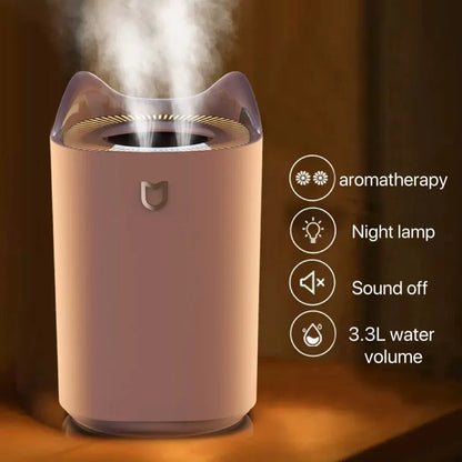 Large Capacity Dual Jet Air Humidifier with Aroma Diffuser - Smarsty