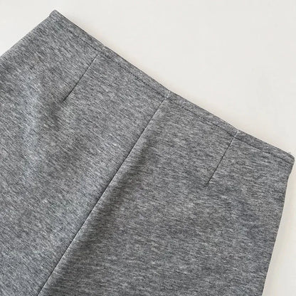 Summer basic solid color versatile shorts for women casual and elegant high-waisted slimming straight shorts - Smarsty