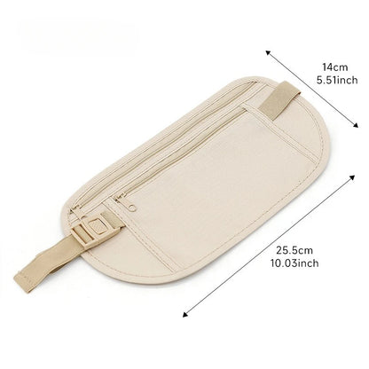 1pcWaterproof Anti-theft Invisible Running Waist Bag Multi-functional Ultra-thin Travel Cell Phone Bag For Men Women Cycling Bag - Smarsty