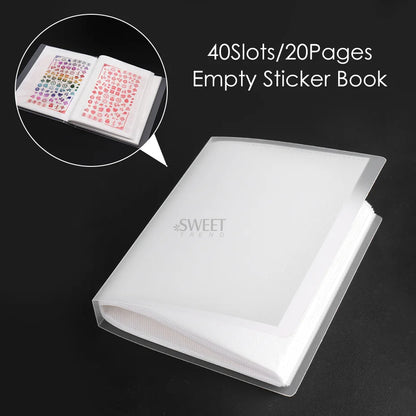 Nail Art Stickers Storage Book for Easy Organization - Smarsty