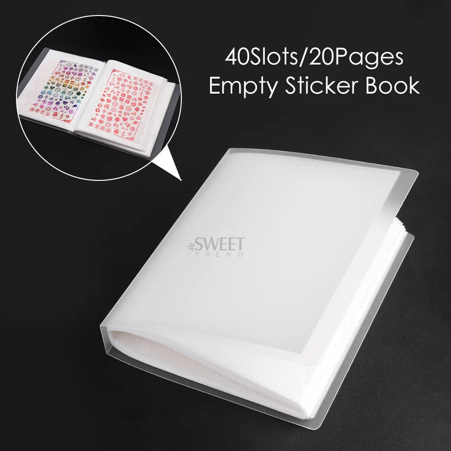 Nail Art Stickers Storage Book for Easy Organization - Smarsty
