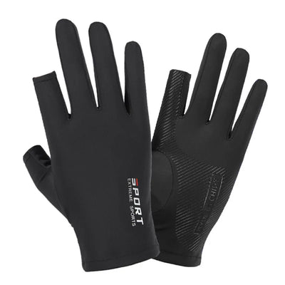 Breathable Ice Silk Sunscreen Gloves For Outdoor Use - Smarsty