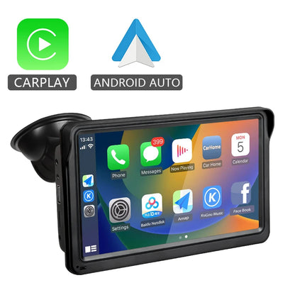 7 Inch CarPlay Android Auto Multimedia Receiver With Touch - Smarsty