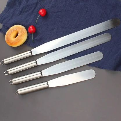 Stainless Steel Icing Spatula Set for Easy Cake Decorating - Smarsty