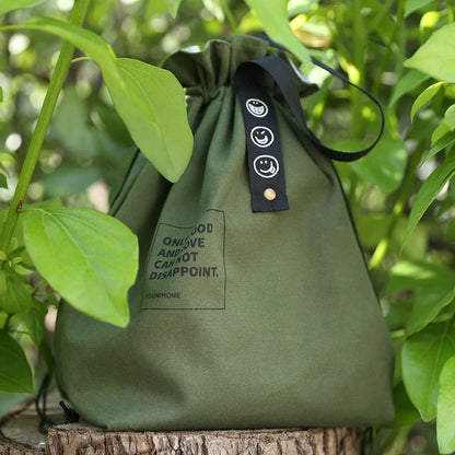Canvas Lunch Bag Bento Box For Outdoor Picnics Fresh Keeping - Smarsty