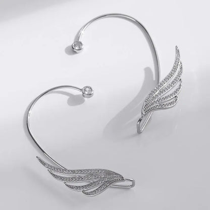 Luxury Crystal Butterfly Clip Earrings for Stylish Women - Smarsty
