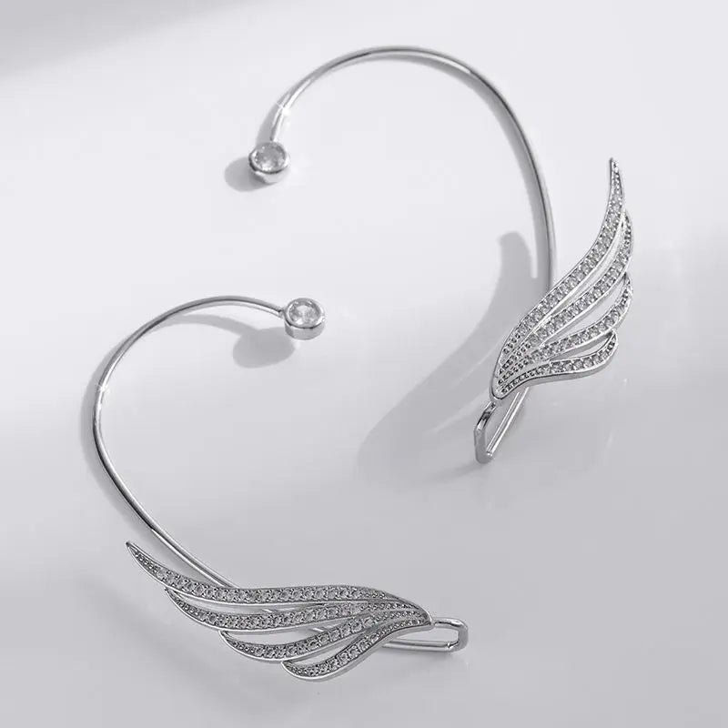 Luxury Crystal Butterfly Clip Earrings for Stylish Women - Smarsty