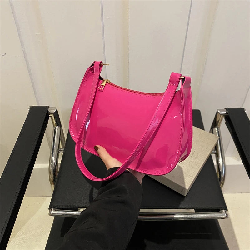 PU Leather Shoulder Bag For Women Retro Fashion Casual - Smarsty