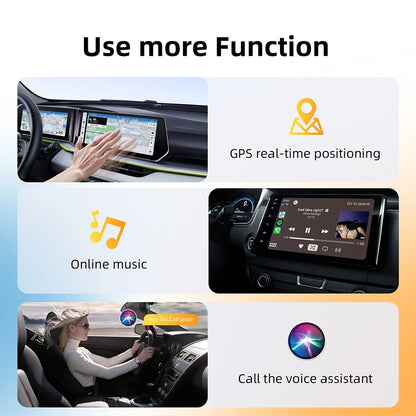 2in1 Wireless CarPlay Dongle Wireless Android Auto Adapter AI Smart Box Car Intelligent Systems For Car With Wired CarPlay - Smarsty