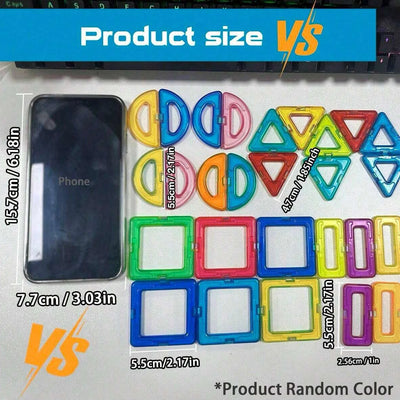 Magnetic Building Blocks DIY Magnets Toys medium size STEM Toys Construction Toys Learning Educational Magnet Toys - Smarsty