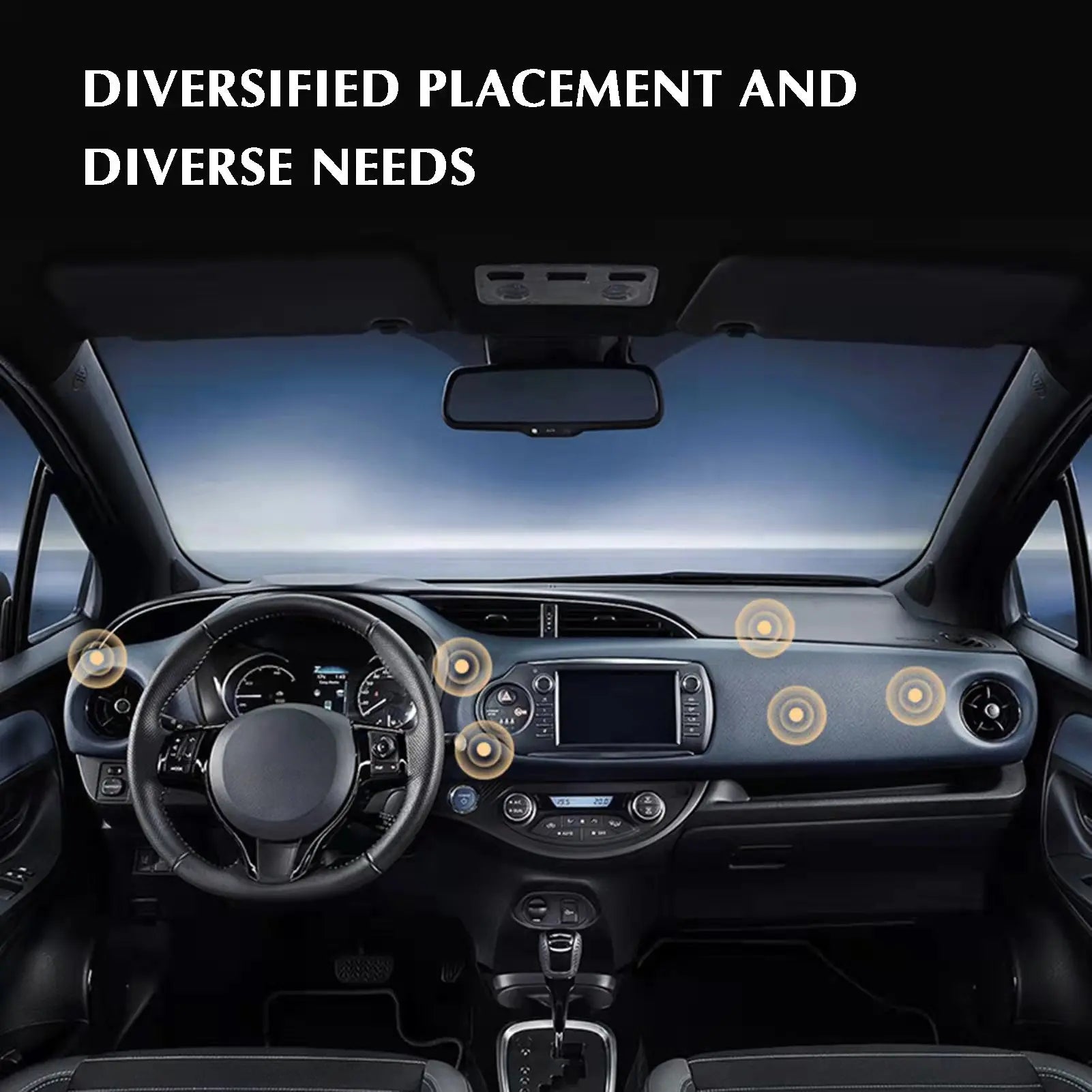 Magnetic Car Phone Holder Mount For GPS And iPhone Plus - Smarsty