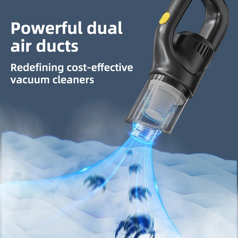 Wireless Car Vacuum Cleaner Wet Dry Dual Use Handheld - Smarsty