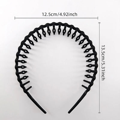 Frosted Color Non-Slip Hair Clip Headbands - Smarsty