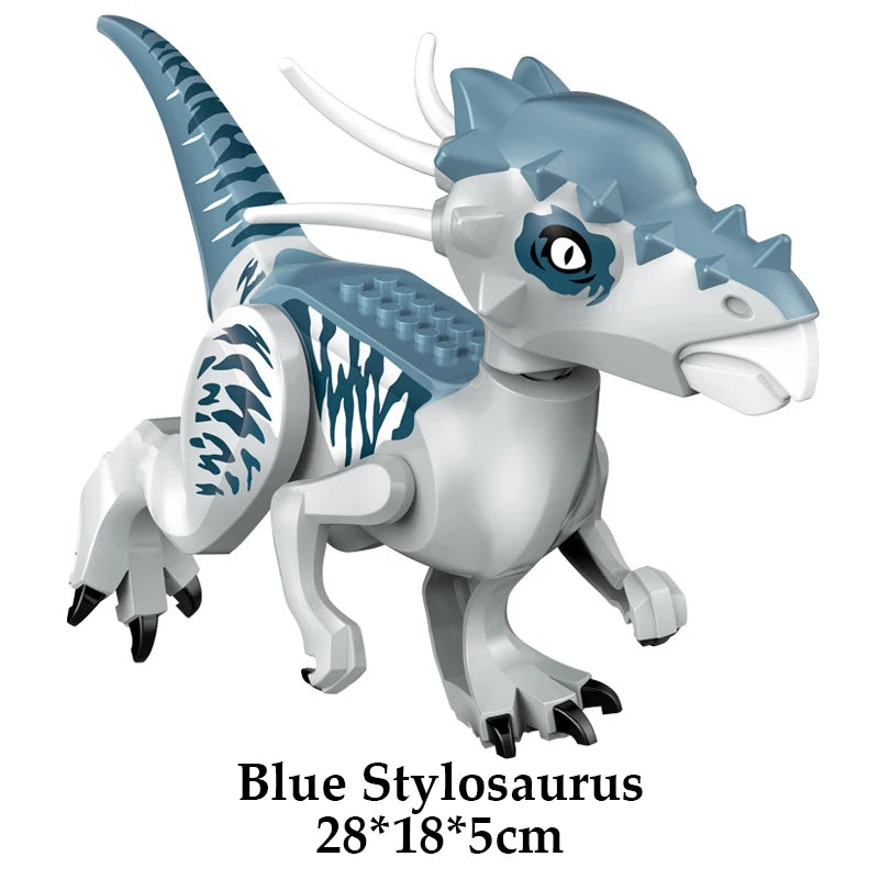 Jurassic Dinosaur World Brutal Raptor T-Rex Triceratops Indominus Rex Model Building Blocks Dino Velociraptor Figure Bricks Toys