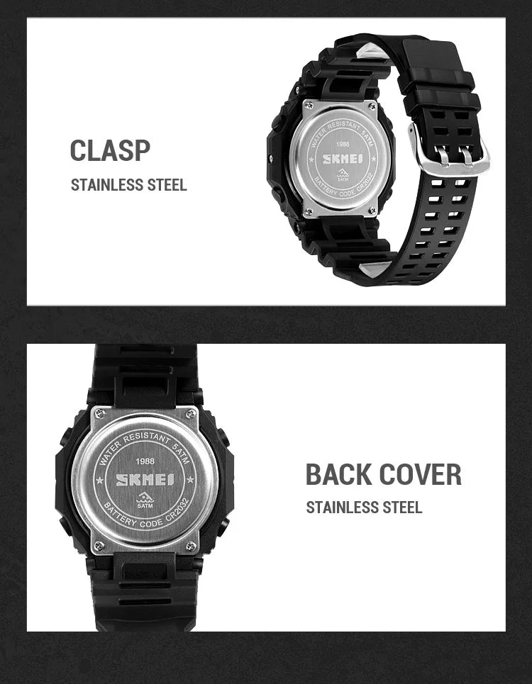 SKMEI Military Countdown Chrono Watch for Men - Smarsty