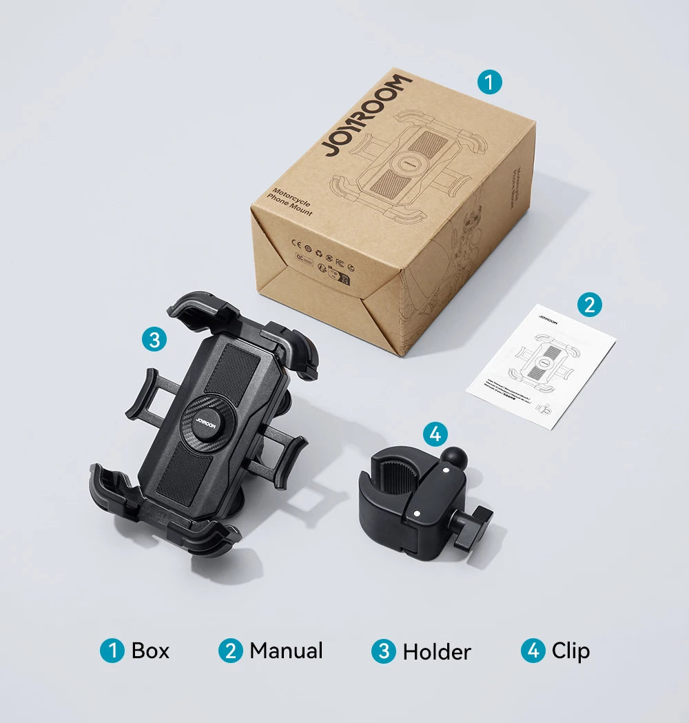 Motorcycle Phone Mount Anti Vibration Handlebar Holder - Smarsty