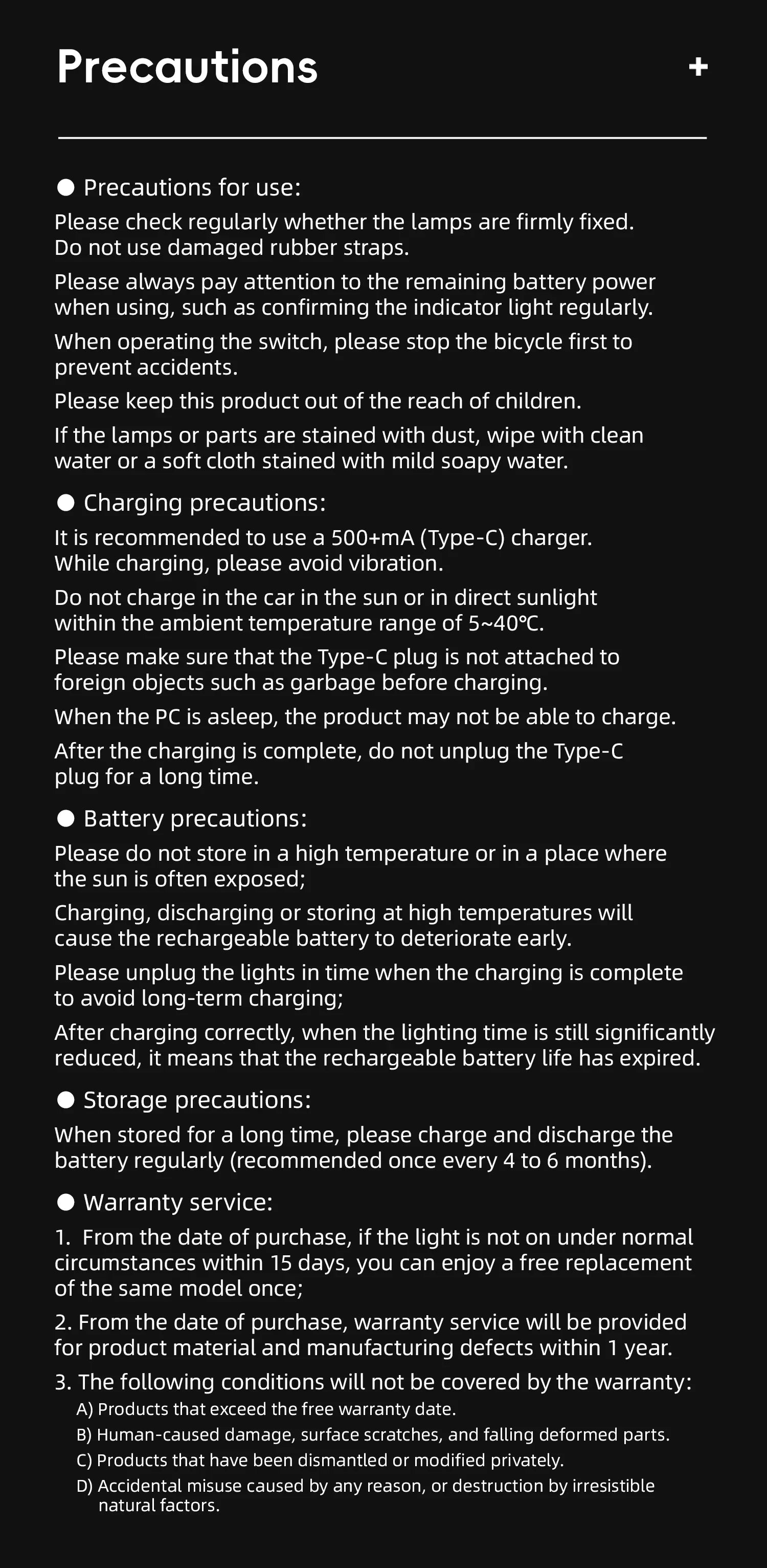ROCKBROS Bicycle Light Magnetic Smart Tail Light Type-C Charge 7 modes 400mAh LED Lamp Beads Intelligent Brake Sensor Function - Smarsty
