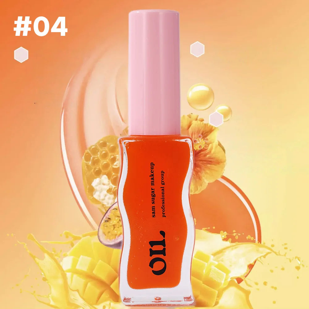 Strawberry Tinted Lip Oil for Moisturizing Shine - Smarsty