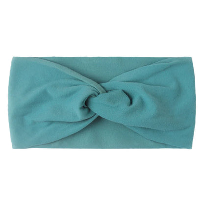 Candy Color Knotted Baby Girl Headband Soft Elastic - Smarsty