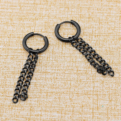 Punk Stainless Steel Stud Earrings Set for Men and Women - Smarsty