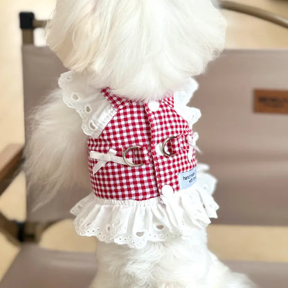 Lace Summer Harness Vest for Small Dogs - Smarsty