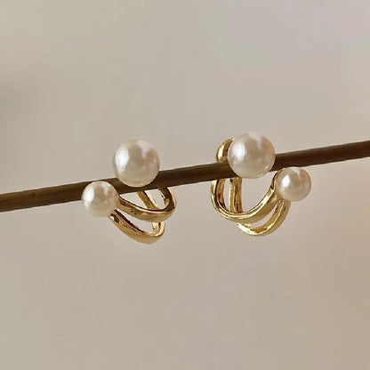 Classic Pearl Drop Earrings for Women - Timeless Elegance - Smarsty