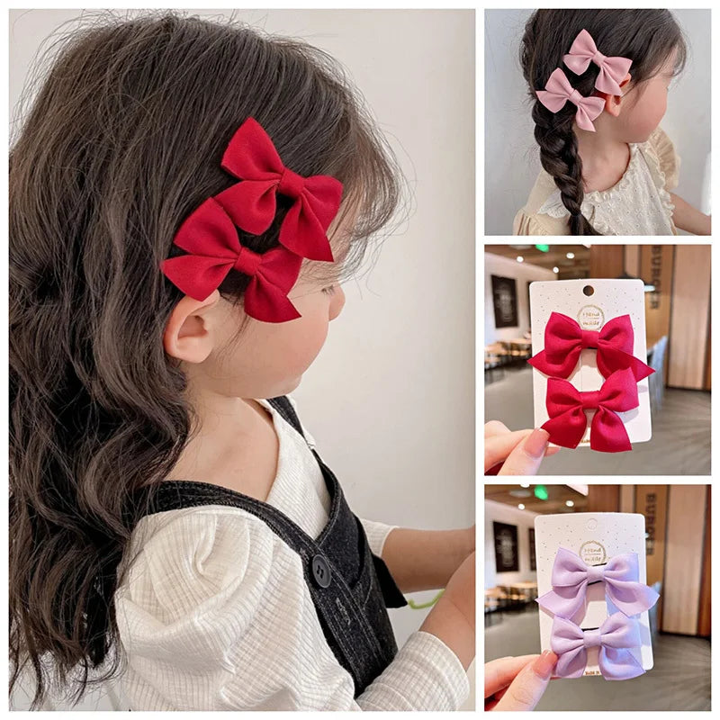 Cute Bow Hair Clips For Girls Secure Summer Accessories - Smarsty