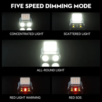 Ultra Bright Mini Rechargeable Head Lamp LED Clip on Cap Light Waterproof Sensor Hat Light Flashlight Headlamp for Fishing Camp by Smarsty