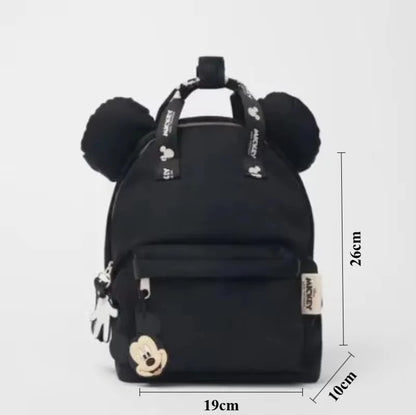 Mickey Mouse Canvas Backpack Large Capacity School Bag - Smarsty