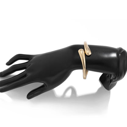 Wide Metal Bangle Cuff Bracelet for Women - Smarsty