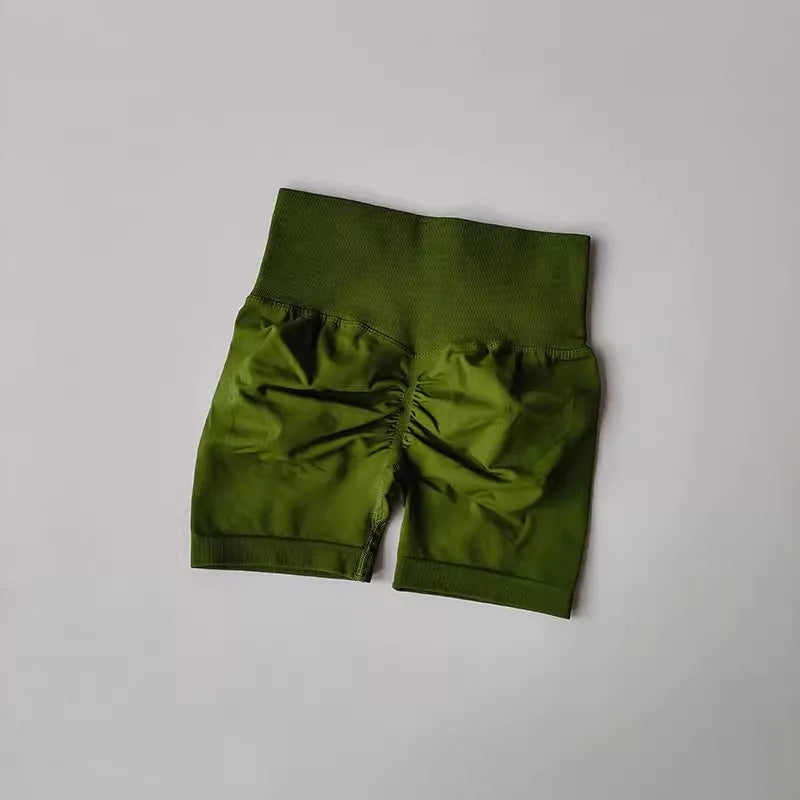 Women's High-Waist Breathable Yoga Shorts for Summer Running Short Tights Leggings Cycling Workout Gym Shorts Sports Shorts - Smarsty